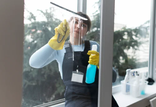 Nettoyage de vitres intérieures et extérieures à Angrie